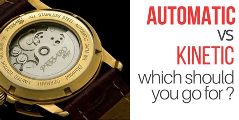 kinetic watch vs automatic watch